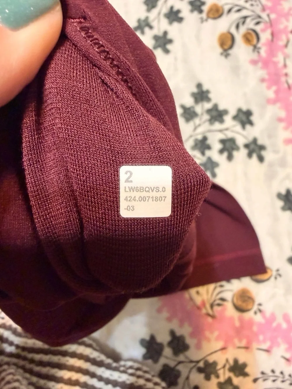 lululemon athletica Women's Maroon High-Rise Leggings
